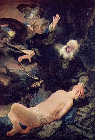 Rembrandt Peale sacrifice of Abraham Spain oil painting art